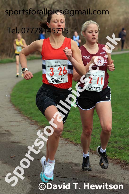 Senior Women, Veteran Women (Over-35) and Veteran Men 2024 NECAA Road Relays Champs., Hetton Lyons Country Park, Hetton le Hole, County Durham. Photo: David T. Hewitson/Sports for All Pics